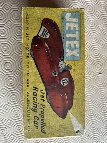 Jetex jet propelled racing car - racing,