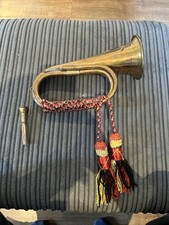 Vintage Brass Military Bugle