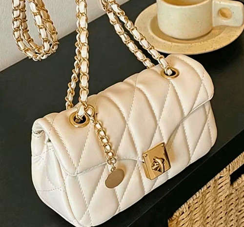 Women white quilted faux - women’s,