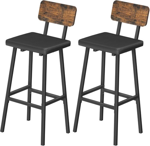 Bar stools set pu - of,