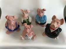 Wade Natwest Pigs Full Set Vintage Collectable piggy banks