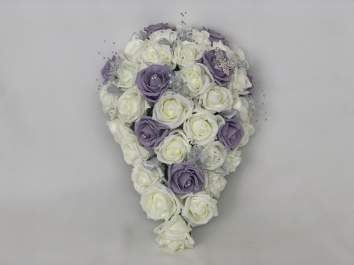 Wedding bouquets lilac ivory - bouquets,