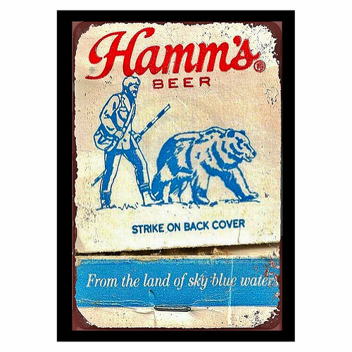 Hamm beer sticker - beer,