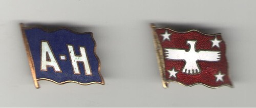 Old enamel cap badge ocean - cap,