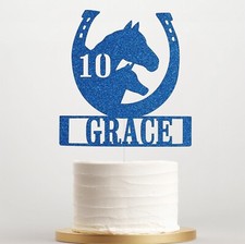 Personalised Horse Shoe Cake