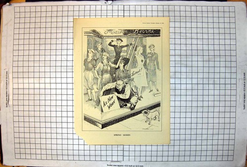 Antique print spring modes - print,