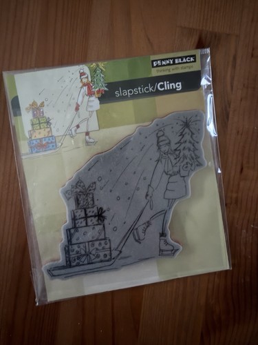 Penny black slapstick - black, cling