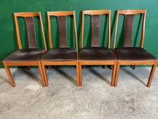 Schreiber 1970s Mid Century Modern Dining Chair Set of 4