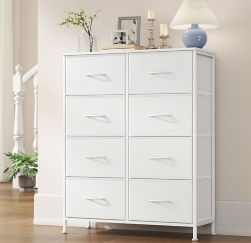 Bedroom fabric chest - bedroom,