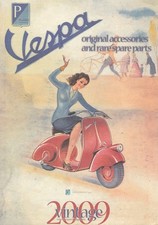 VESPA ORIGINAL ACCESSORIES & RARE SPARE PARTS 2009 VINTAGE scooter motor saddles