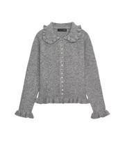 ZARA  Ruffle Long Sleeve Knit