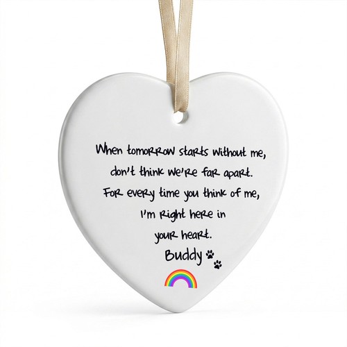 Dog memory plaque - memory, personalised