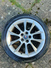 Saab 93 9-3 1x Alloy Wheel Aero 18" Rim with tyre 12763042