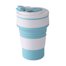 350/500ML Collapsible Silicone Coffee Cup Mug Reusable Travel Foldable Leak Proo
