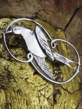 Vintage Shetland Silver Arctic Tern Sterling Silver Bird Brooch Edinburgh 1975