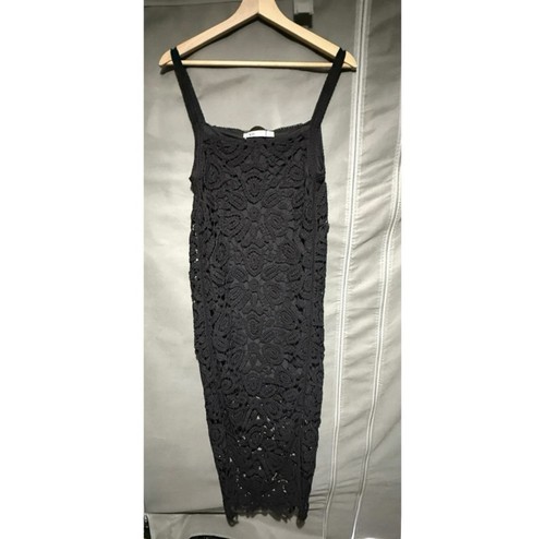 Stunning zara black crochet - zara,