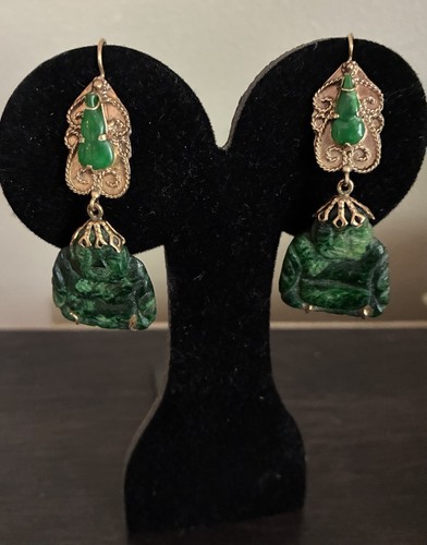 Gold 14k and jade - 14k,