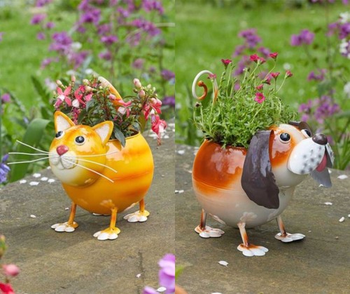 Garden animal flower planter - flower,