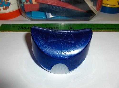 Vintage blue clear pringles - blue/clear,
