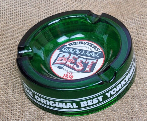 Pub ashtray websters green - pub,
