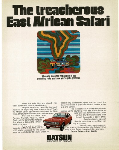 1970 datsun 510 red - datsun,