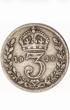SILVER THREEPENCE GEORGE V