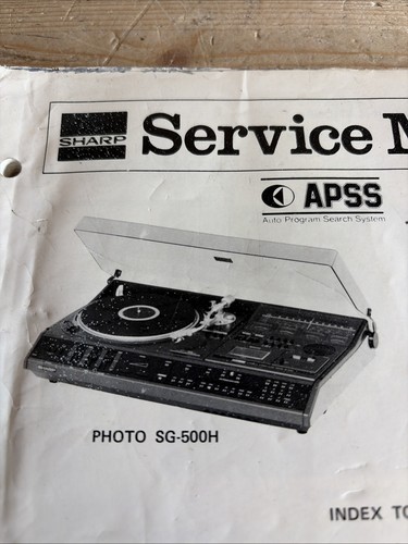 500h 500e record player - sg-500h,