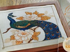 D&C Peacock And Peonies Cross