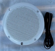 Poly-Planar 40w Coaxial Waterproof Marine Speaker Unused In White 5.5” Diameter