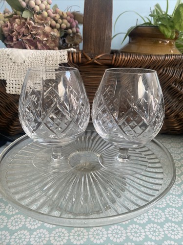 Cut glass crystal brandy - crystal,