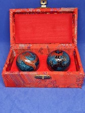 Chineses Baoding Balls (exercise Stress Relief Or Health Balls) In Original Box