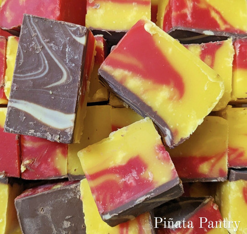 Christmas marzipan fudge - marzipan, by