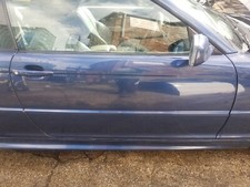 2005 BMW 3 SERIES COUPE 330CD SPORT BARE DRIVERS FRONT DOOR IN BLUE