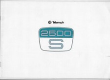1976 Triumph 2500S car brochure 