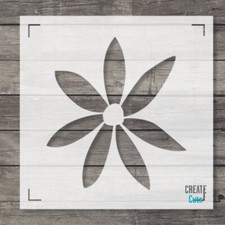 Simple Flower tile STENCIL /