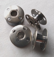 Pack of 4 Domed Metal Bobbins for Singer Sewing Machines, 21mm Dia. x 11mm