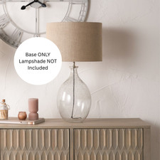 Bubble Glass Table Lamp Base