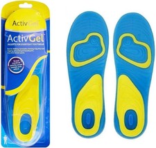 NEW SCHOLL Gel Activ Everyday Shock Absorption Insoles Men(UK8-13) Women(UK4-8)