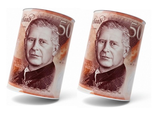 Jumbo large tin money box - money,