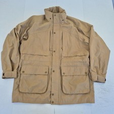 Orvis jacket large beige mens - jacket,