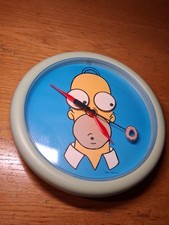 The Simpsons Wall Clock Homer Simpson Wall Clock Rotating Eyes 2003 Wesco