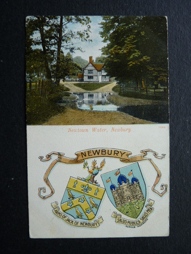 Printed postcard newtown - printed,