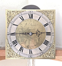 Longcase Clock, 10 Inch Dial, bird cage post framed movement, RARE Circa 1740,