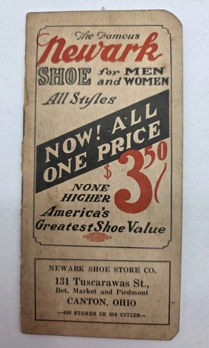 Vintage 1924 newark shoe - vintage,