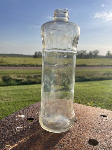 Vintage pine sol glass bottle - pine-sol,