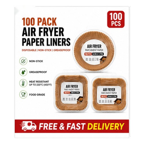 100pack air fryer paper liners - 100pack,