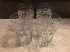 Vintage Retro White Frosted &