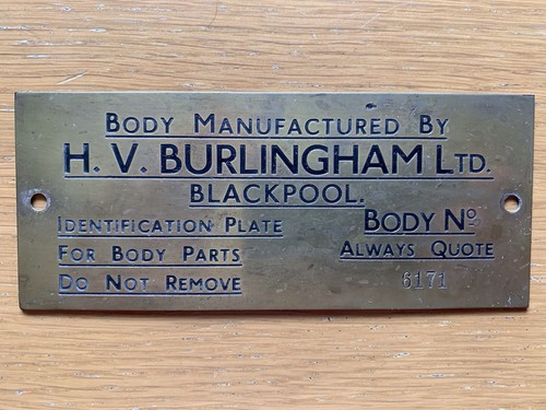 Burlingham blackpool bus - burlingham,