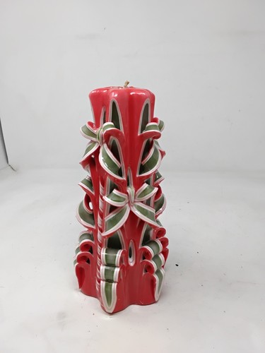 Vintage christmas candle - vintage, hand