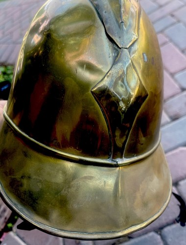 Antique german brass - antique, fireman